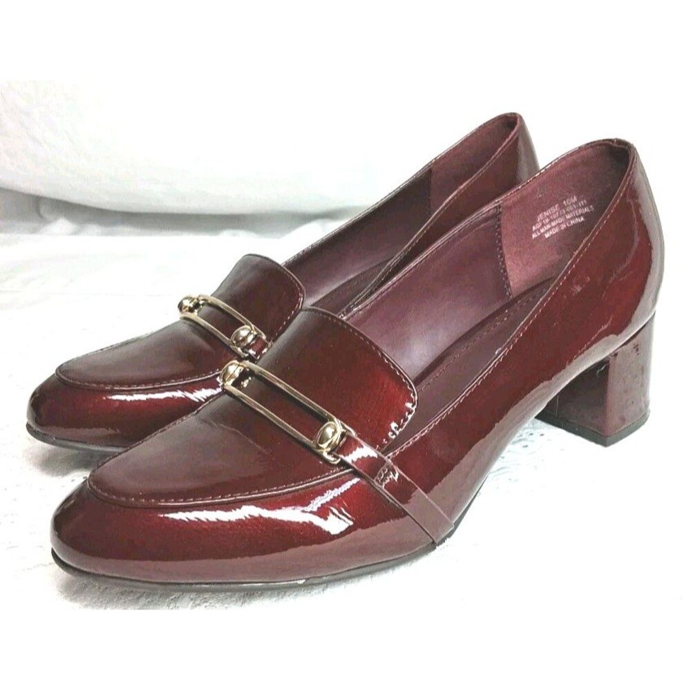 The Limited Jenise Womens 10M Burgundy High Heels Shoes Business Career Wedding